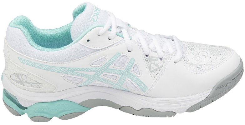 (Women) ASICS Gel-Netburner Academy 7 'White Blue' R752Y-0100 Order (Women) ASICS Gel-Netburner Academy 7 'White Blue' R752Y-0100