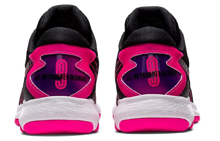 Purchase (W) アシックス ゲルネットバーナー アカデミー9 黒ピンク 1072A062-004