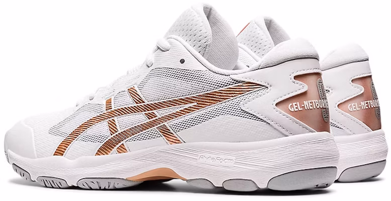(Women) ASICS Gel-Netburner Academy 9 'White Gold' 1072A062-101 Shop (Women) ASICS Gel-Netburner Academy 9 'White Gold' 1072A062-101