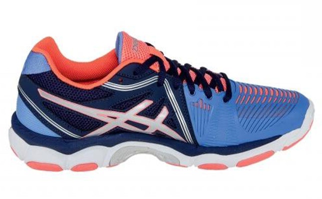 (Women) ASICS Gel-Netburner Ballistic 'Blue Orange Patchwork' B557Y-6193 Order (Women) ASICS Gel-Netburner Ballistic 'Blue Orange Patchwork' B557Y-6193