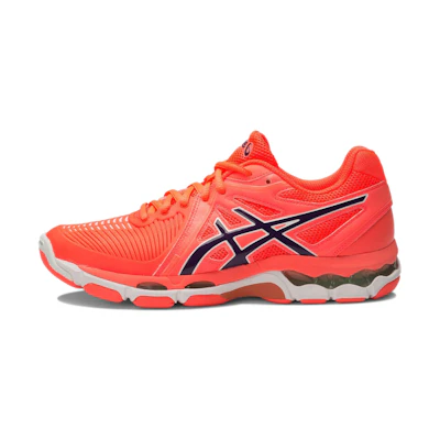 (W) ASICS Gel-Netburner Ballistic 'Coral Orange'