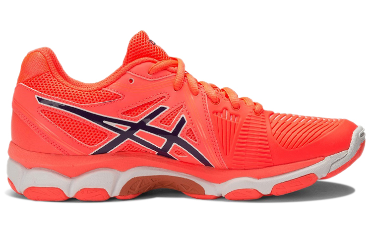 Order (W) ASICS Gel-Netburner Ballistic 'Coral Orange' - Oren Coral B557Y-0633