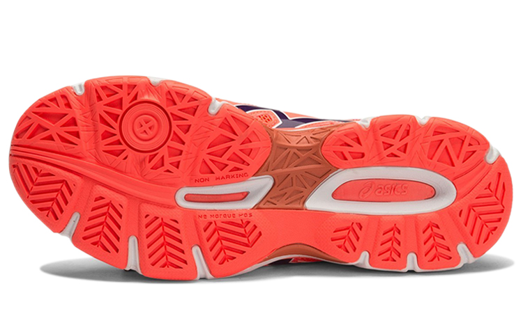 Shop (W) ASICS Gel-Netburner Ballistic 'Coral Orange' - Oren Coral B557Y-0633