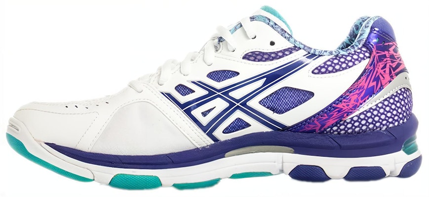 (W) ASICS Gel-Netburner Profesional 10 'Blanco Azul Marino' R451N-0175 Buy (W) ASICS Gel-Netburner Profesional 10 'Blanco Azul Marino' R451N-0175