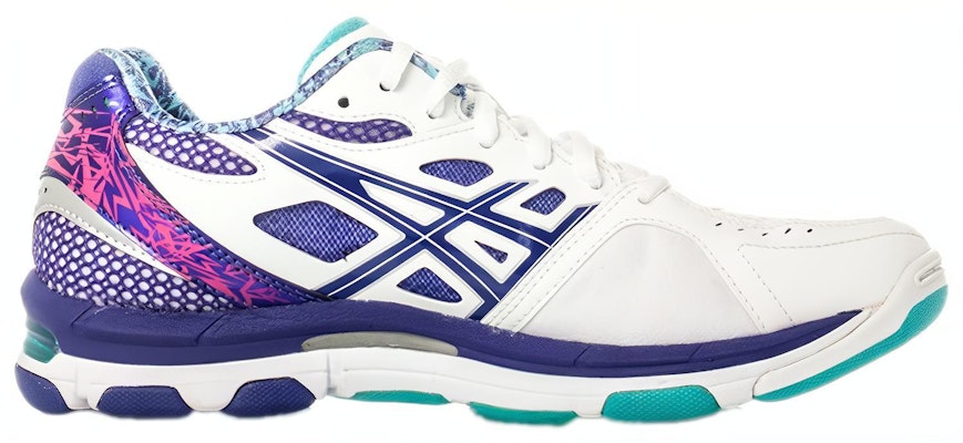 (W) ASICS Gel-Netburner Profesional 10 'Putih Biru Tua' R451N-0175 Order (W) ASICS Gel-Netburner Profesional 10 'Putih Biru Tua' R451N-0175