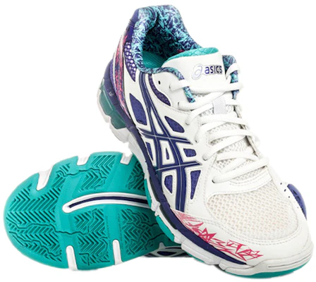 (W) ASICS Gel-Netburner Profesional 10 'Putih Biru Tua' R451N-0175 Lookbook (W) ASICS Gel-Netburner Profesional 10 'Putih Biru Tua' R451N-0175