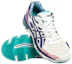 Lookbook (W) ASICS Gel-Netburner Profesional 10 'Putih Biru Tua' R451N-0175