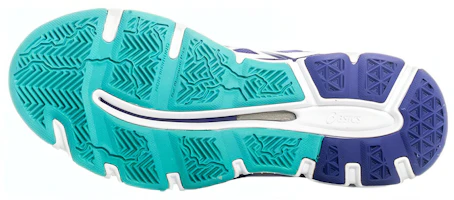 Shop (Women) ASICS Gel-Netburner Professional 10 'White Deep Blue' R451N-0175
