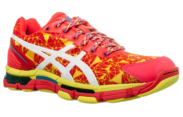 Order Asics Gel-Netburner 專業版11 舒適耐磨防滑 低筒運動跑步鞋 女款 橙紅