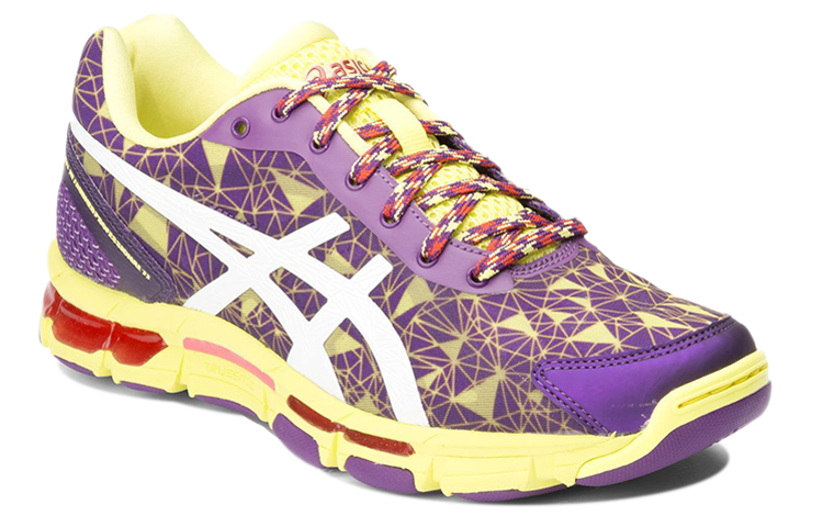 Lookbook Asics Gel-Netburner Professional 11 緩震防滑 低筒運動鞋 女款 香芋紫黃