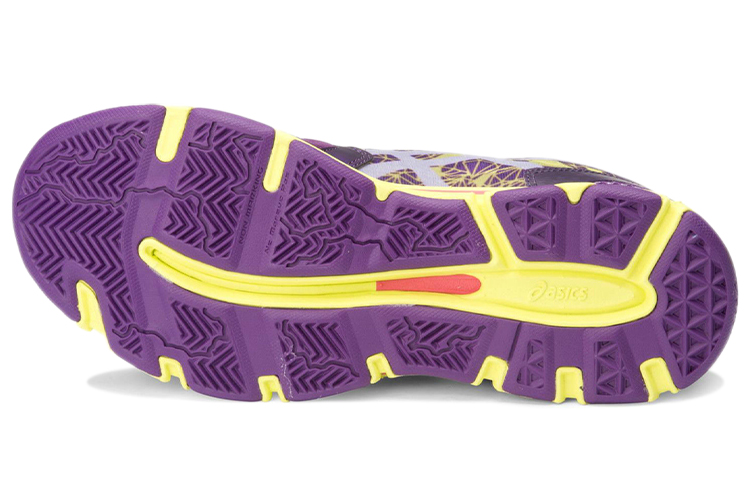Shop Asics Gel-Netburner Professional 11 緩震防滑 低筒運動鞋 女款 香芋紫黃