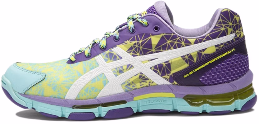 (Women) ASICS Gel-Netburner Professional 11 'Yellow Purple' R551N-5740 Buy (Women) ASICS Gel-Netburner Professional 11 'Yellow Purple' R551N-5740
