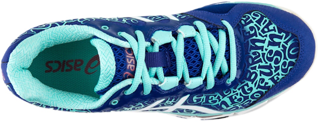 (W) ASICS Gel-Netburner Profesional 12 'Biru Laut Putih' R650N-4501 Lookbook (W) ASICS Gel-Netburner Profesional 12 'Biru Laut Putih' R650N-4501