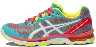 (Women) ASICS Gel-Netburner Professional 12 'Mint Blue Pink' R650N-3901 (Women) ASICS Gel-Netburner Professional 12 'Mint Blue Pink' R650N-3901