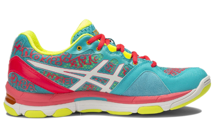 Order Asics Gel-Netburner Professional 12 緩震防滑 低筒運動鞋 女款 薄荷藍粉