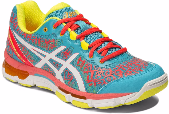 (W) ASICS Gel-Netburner Professional 12 'Mint Biru Merah Jambu' R650N-3901 Lookbook (W) ASICS Gel-Netburner Professional 12 'Mint Biru Merah Jambu' R650N-3901
