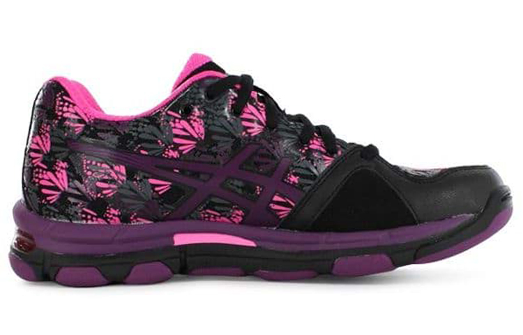 Order (W) ASICS Gel-Netburner Professional 13 '黑葡萄紫' 运动鞋 R751N-9033