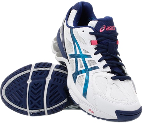 (W) ASICS Gel-Netburner Professional 9 'Putih Biru' R257N-0155 Lookbook (W) ASICS Gel-Netburner Professional 9 'Putih Biru' R257N-0155