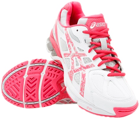 (W) ASICS Gel-Netburner Professional 9 'Putih Mawar Merah Muda' R257N-0142 Lookbook (W) ASICS Gel-Netburner Professional 9 'Putih Mawar Merah Muda' R257N-0142