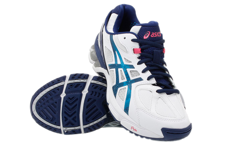 Lookbook (W) アシックス ゲルネットバーナー プロ9 白青 R257N-0155