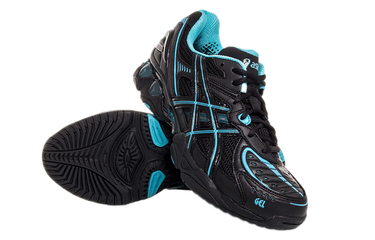 Shop (W) ASICS Gel-Netburner Super 2 'Hitam Biru' R256N-9055