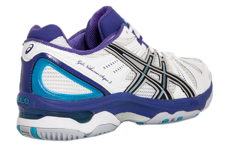 Lookbook (W) ASICS Gel-Netburner Super 3 'Putih Biru' R350Y-0195