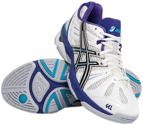 (Women) ASICS Gel-Netburner Super 3 'White Blue' R350Y-0195 Shop (Women) ASICS Gel-Netburner Super 3 'White Blue' R350Y-0195