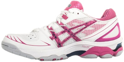 (Women) ASICS Gel-Netburner Super 4 'White Rose Pink' R450Y-0168 (Women) ASICS Gel-Netburner Super 4 'White Rose Pink' R450Y-0168