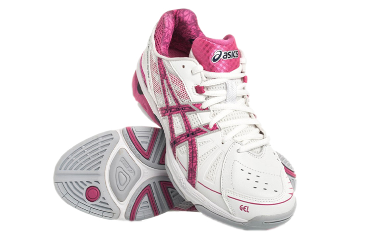 Lookbook (W) ASICS Gel-Netburner Super 4 'Blanco Rosa Rosado' R450Y-0168