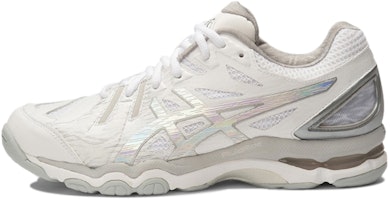 (Women) ASICS Gel-Netburner Super 6 'Pearl White' R651Y-0193 (Women) ASICS Gel-Netburner Super 6 'Pearl White' R651Y-0193