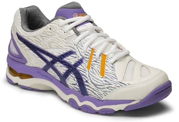 (Women) ASICS Gel-Netburner Super 6 'White Purple' R651Y-0143 Lookbook (Women) ASICS Gel-Netburner Super 6 'White Purple' R651Y-0143