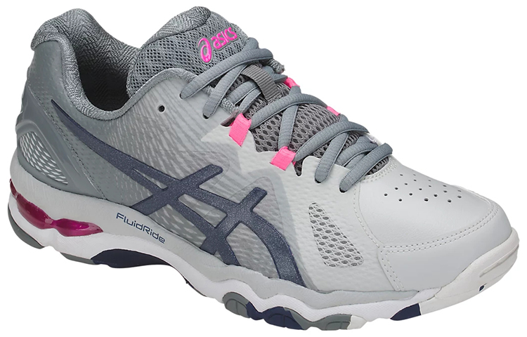 Lookbook Asics Gel-Netburner Super 8 輕便透氣 簡約運動跑步鞋 女款 灰色