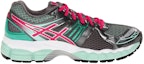 Order (W) ASICS GEL-Nimbus 15 'Kelabu Hijau Merah' T3B5N-9735