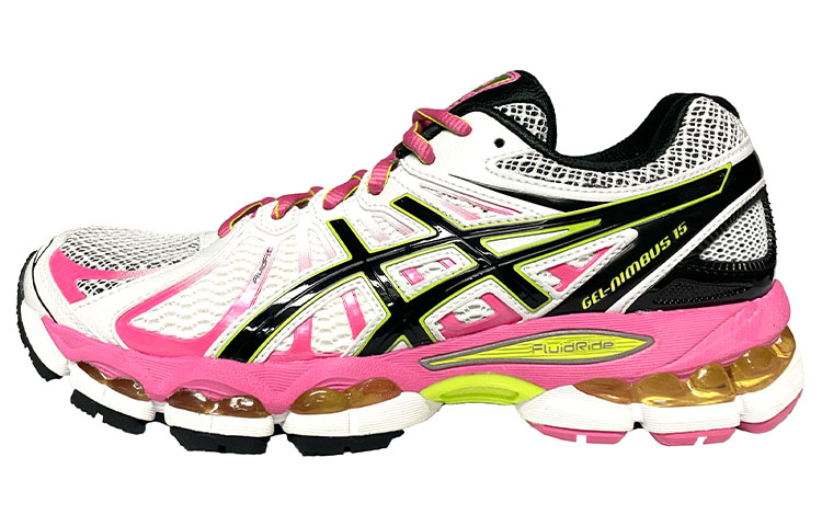 (Women) ASICS GEL-Nimbus 15 'White Black Pink' T3B5N-0190