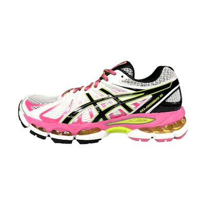 (W) ASICS GEL-Nimbus 15 'White Black Pink'