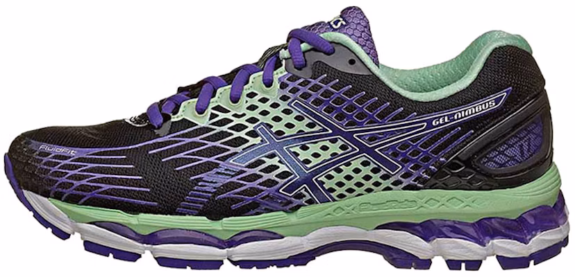 (Women) ASICS GEL-Nimbus 17 'Black Green' T557N-9935 Buy (Women) ASICS GEL-Nimbus 17 'Black Green' T557N-9935