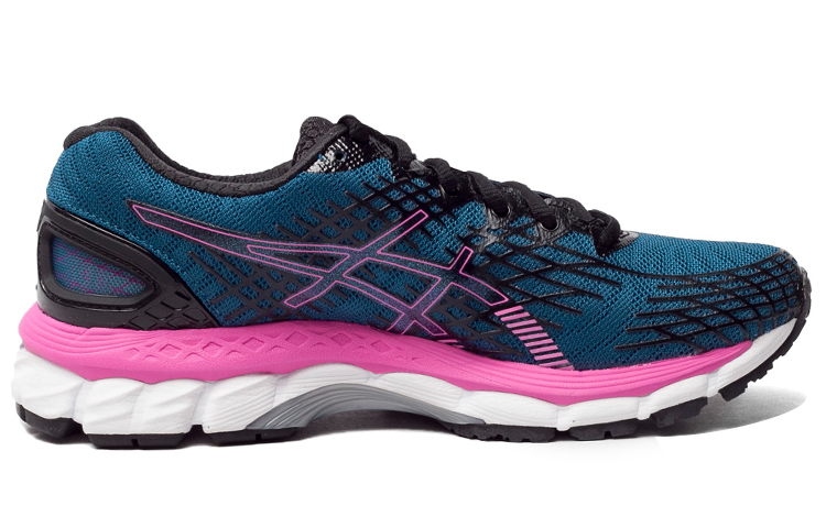 Order (W) ASICS GEL-Nimbus 17 ''Dunkelblau Pink'' T557N-5399