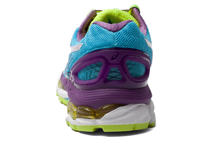 Shop Asics Gel-Nimbus 17 緩衝透氣慢跑鞋 女款 天藍白