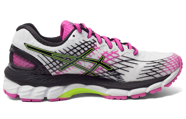 Order 亞瑟士 GEL-Nimbus 17 透氣 低筒 跑鞋 女款 白粉