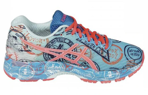 Asics GEL-Nimbus 18 運動 緩震 防滑 低筒 跑步鞋 女款 藍紅 Order Asics GEL-Nimbus 18 運動 緩震 防滑 低筒 跑步鞋 女款 藍紅