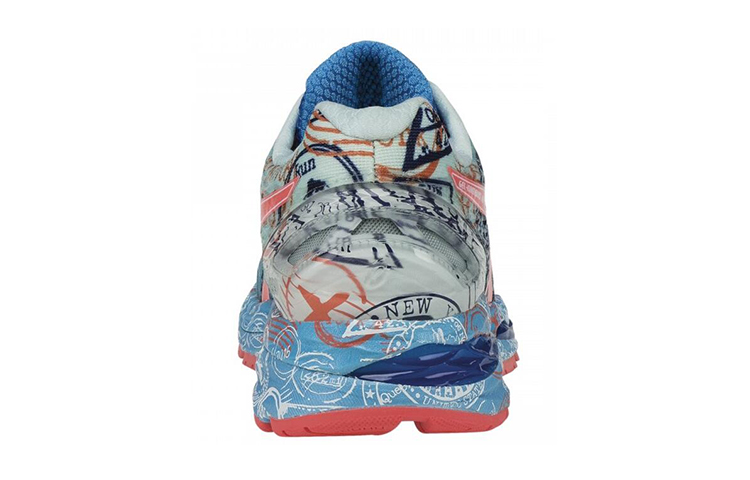 Lookbook Asics GEL-Nimbus 18 運動 緩震 防滑 低筒 跑步鞋 女款 藍紅