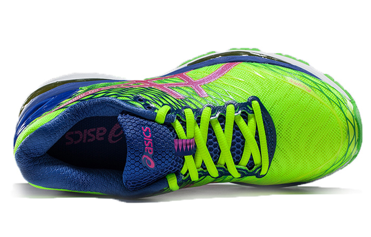 Shop (W) ASICS Gel-Nimbus 18 '绿蓝色'跑鞋 T650N-0735