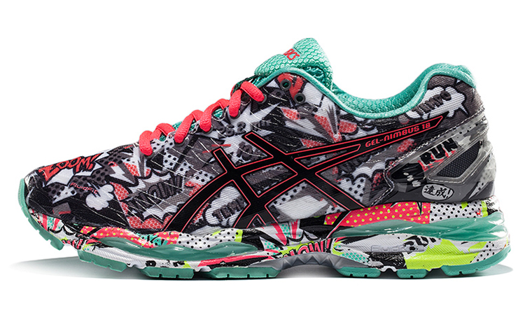 (Women) ASICS GEL-Nimbus 18 'Grey Red Green' T6K9N-9790