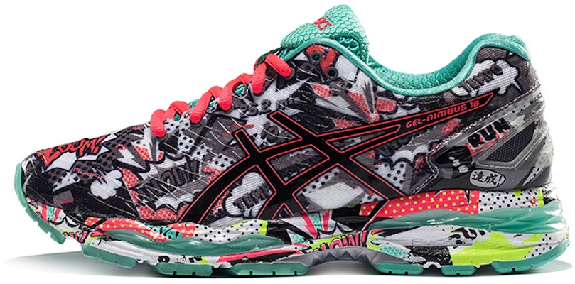 (Women) ASICS GEL-Nimbus 18 'Grey Red Green' T6K9N-9790 Buy (Women) ASICS GEL-Nimbus 18 'Grey Red Green' T6K9N-9790