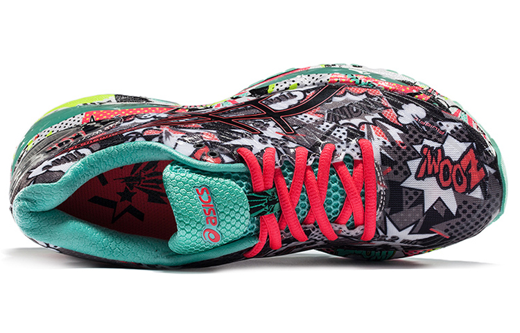 Lookbook (W) ASICS GEL-Nimbus 18 ''Grijs Rood Groen'' T6K9N-9790