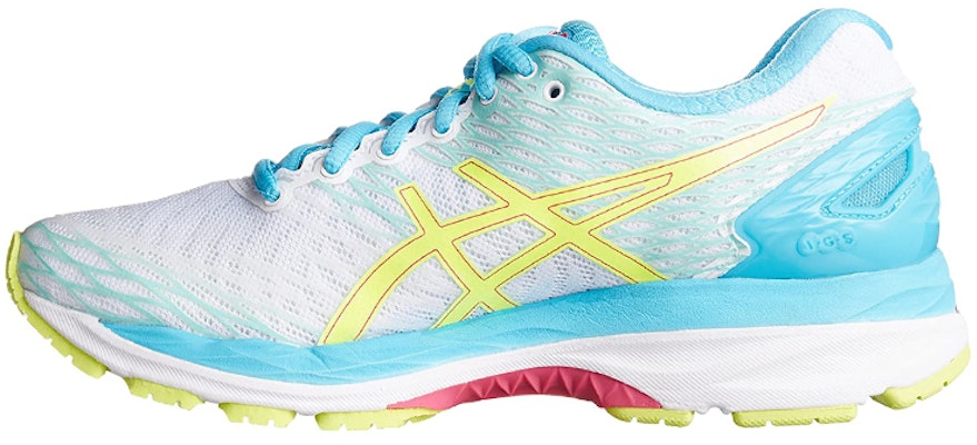 (Women) ASICS Gel-Nimbus 18 'White Blue' TJG511-0107 Buy (Women) ASICS Gel-Nimbus 18 'White Blue' TJG511-0107