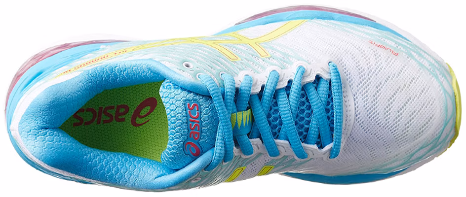 (Women) ASICS Gel-Nimbus 18 'White Blue' TJG511-0107 Lookbook (Women) ASICS Gel-Nimbus 18 'White Blue' TJG511-0107