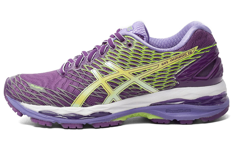 Buy (W) アシックス ゲルニンバス18 ライトショー 紫黄 T65XQ-3389