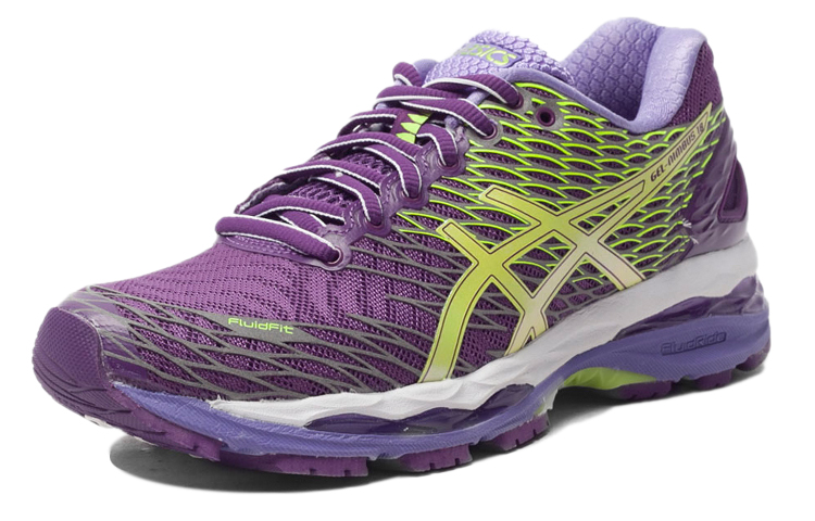 Lookbook (W) アシックス ゲルニンバス18 ライトショー 紫黄 T65XQ-3389