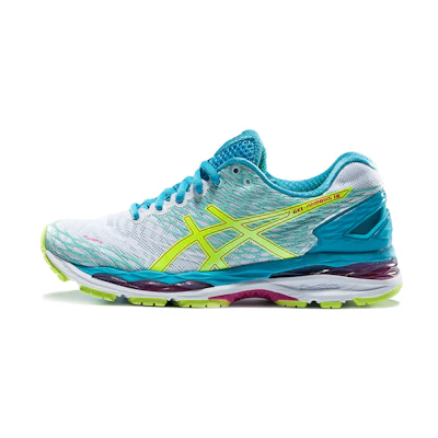 (W) ASICS GEL-Nimbus 18 Low 'White Blue Yellow'